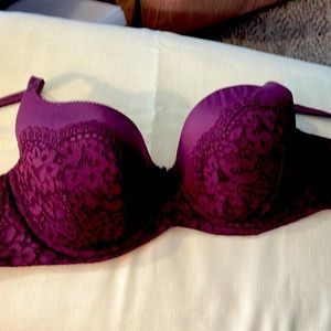 Victoria's Secret Purple Lace Bra